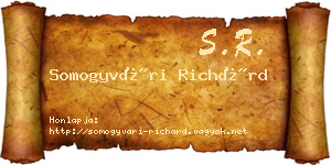 Somogyvári Richárd névjegykártya