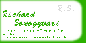 richard somogyvari business card